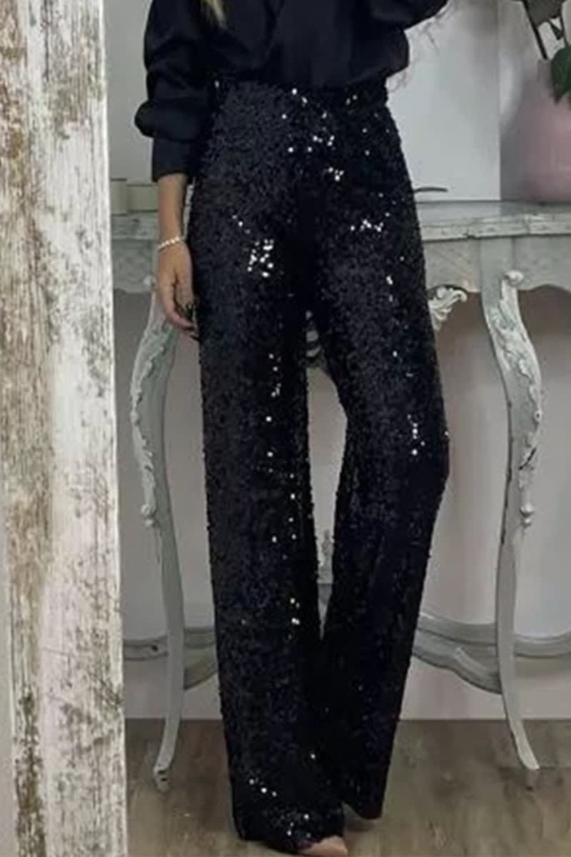 Macarena Sequin Straight Leg Pants_7
