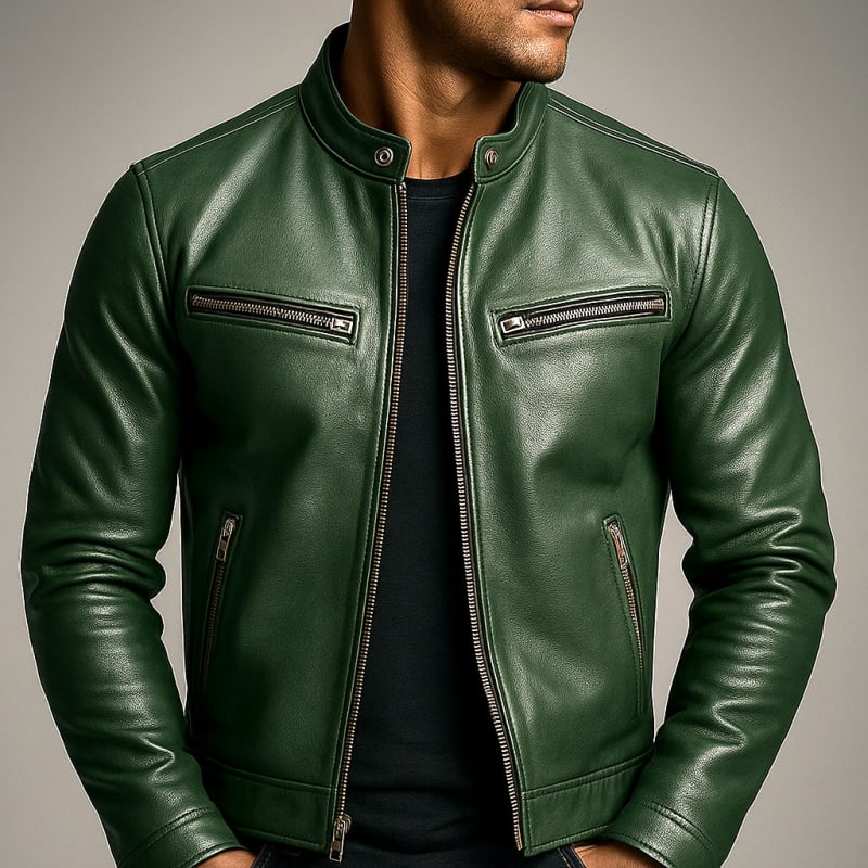 Lars Vintage Leather Moto Jacket_1