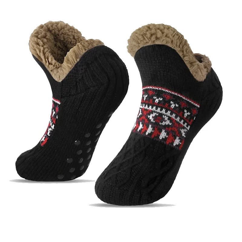 Bethany Sherpa Lined Wool Slipper Socks_9