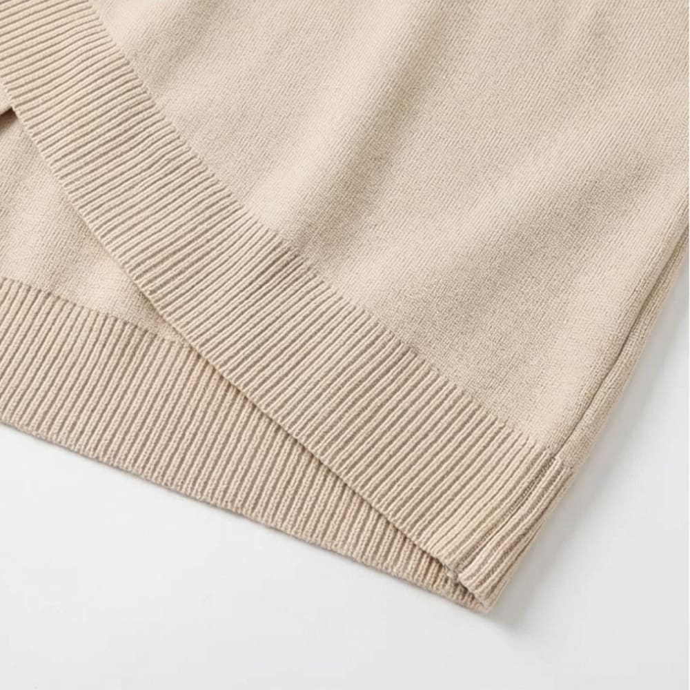 Harriet Asymmetric Knit Top and Wide Leg Pants Two Piece Set_11