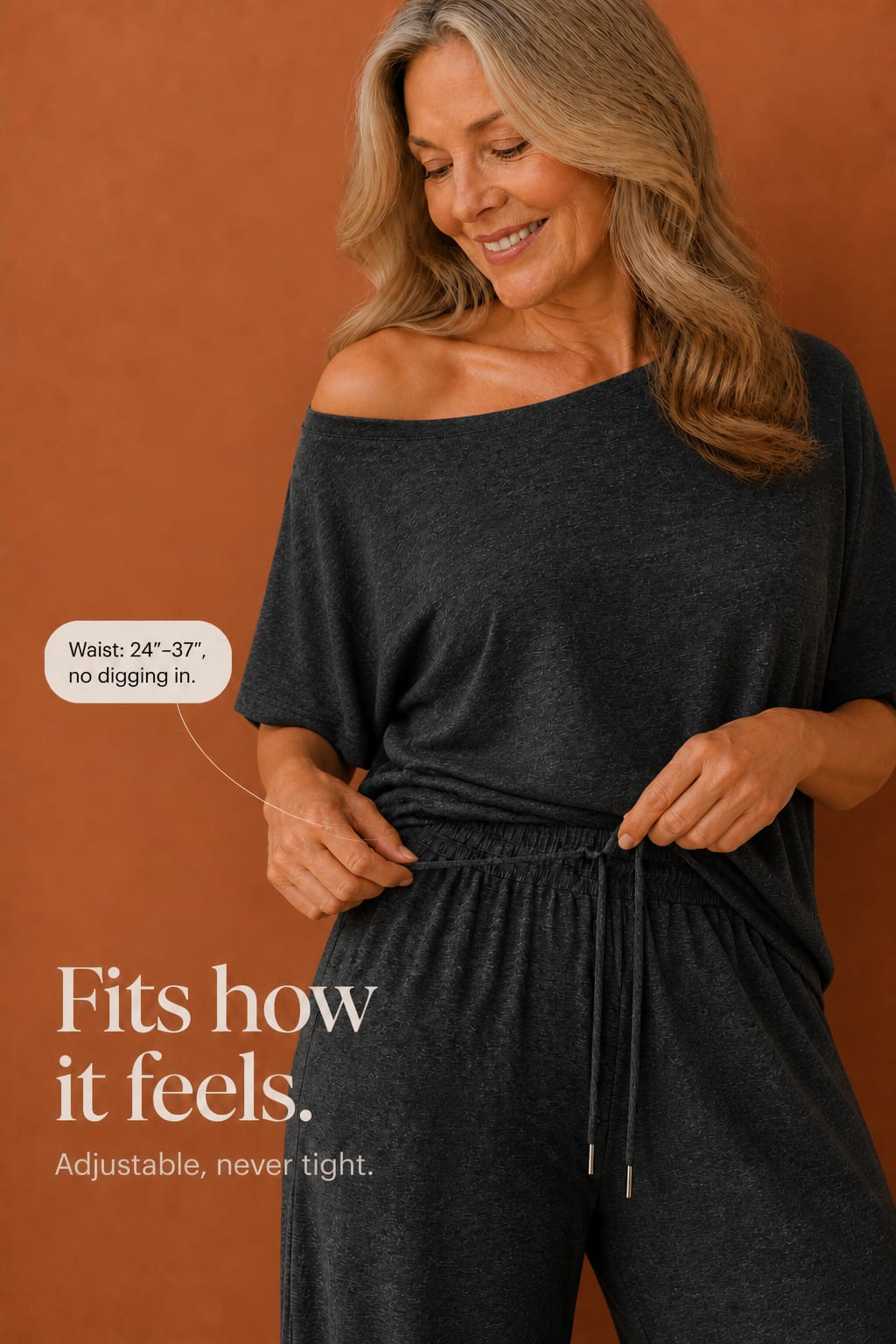 Cordelia Off-Shoulder Short Sleeve Top and Wide Leg Pants Two Piece Set_8