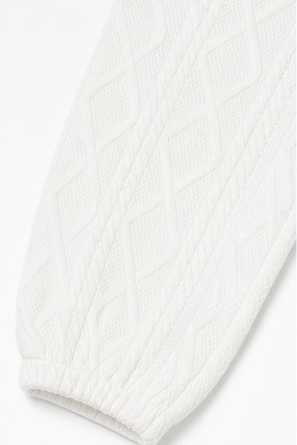 Florence Quilted Knit Sweater and Jogger Pants Two Piece Set_10