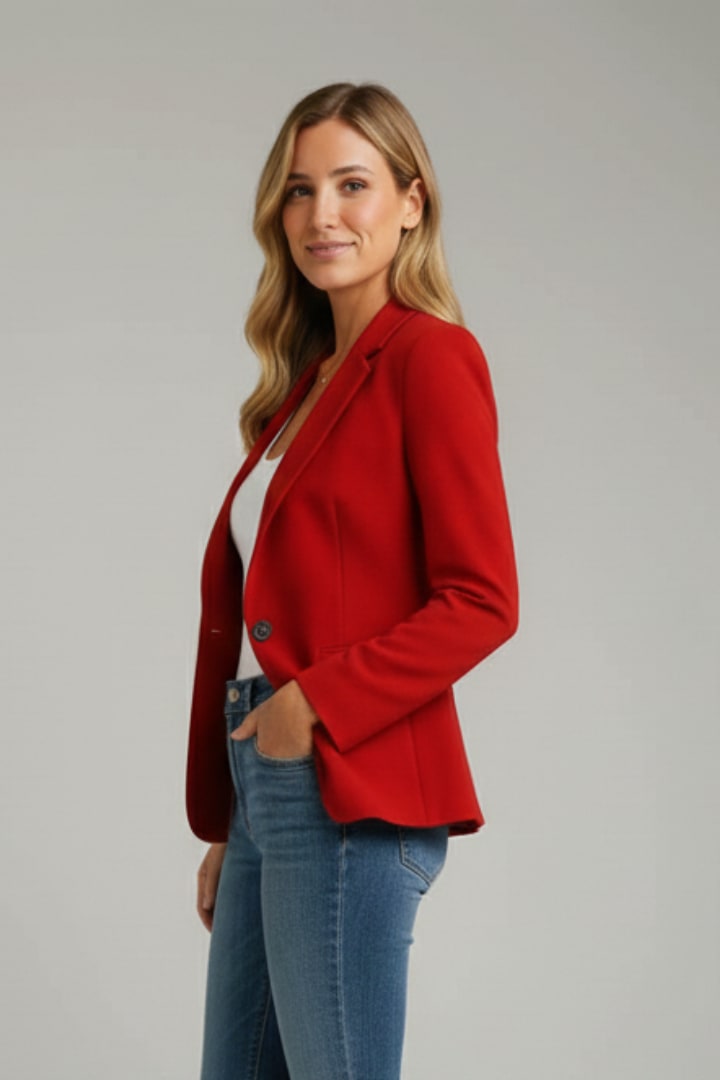 Zora Tailored Single Button Blazer_3