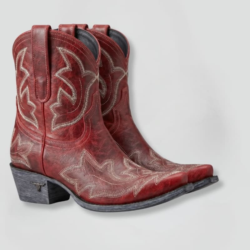 Danica Embroidered Western Boots_1