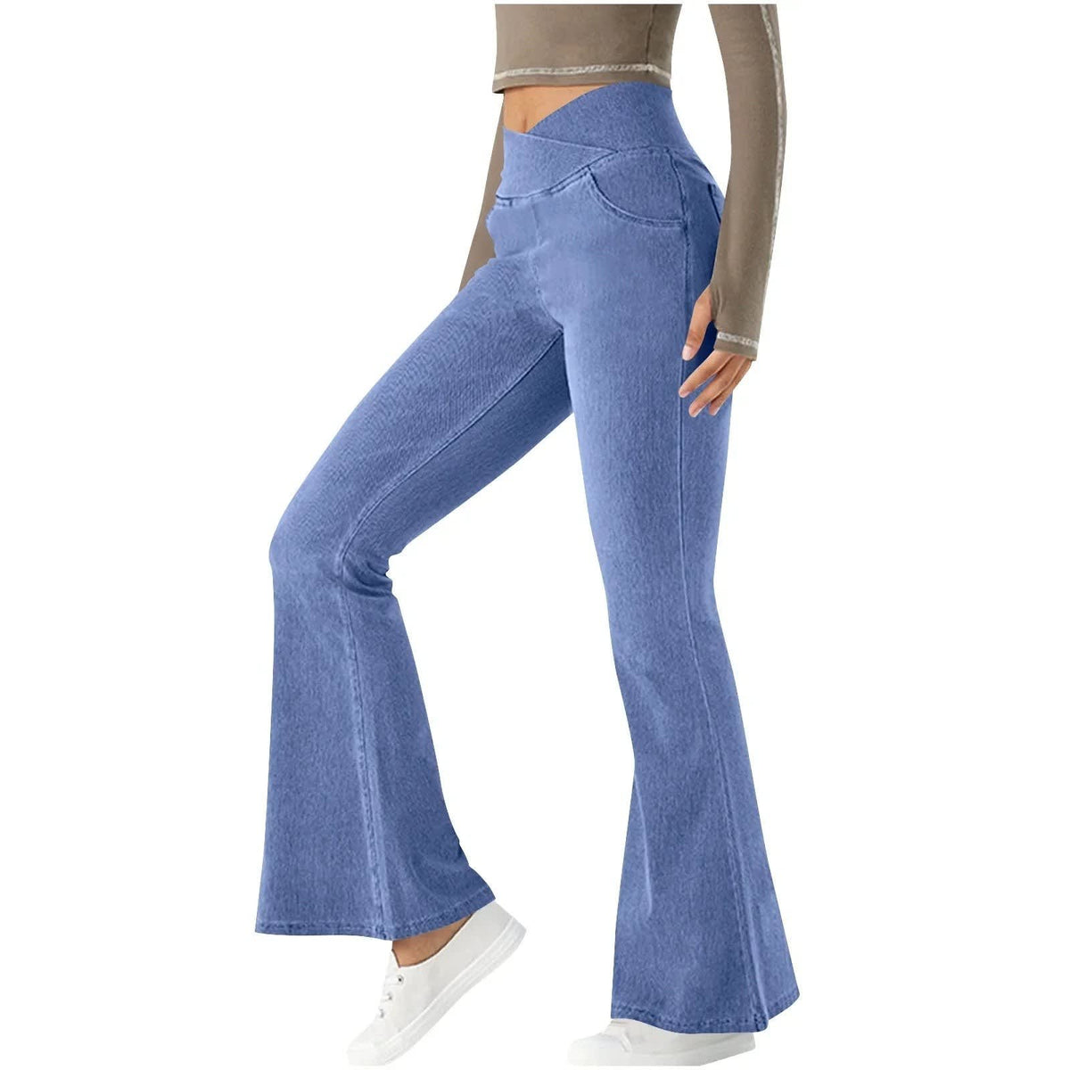 Leonie Sculpting Stretch Flared Jeans_3
