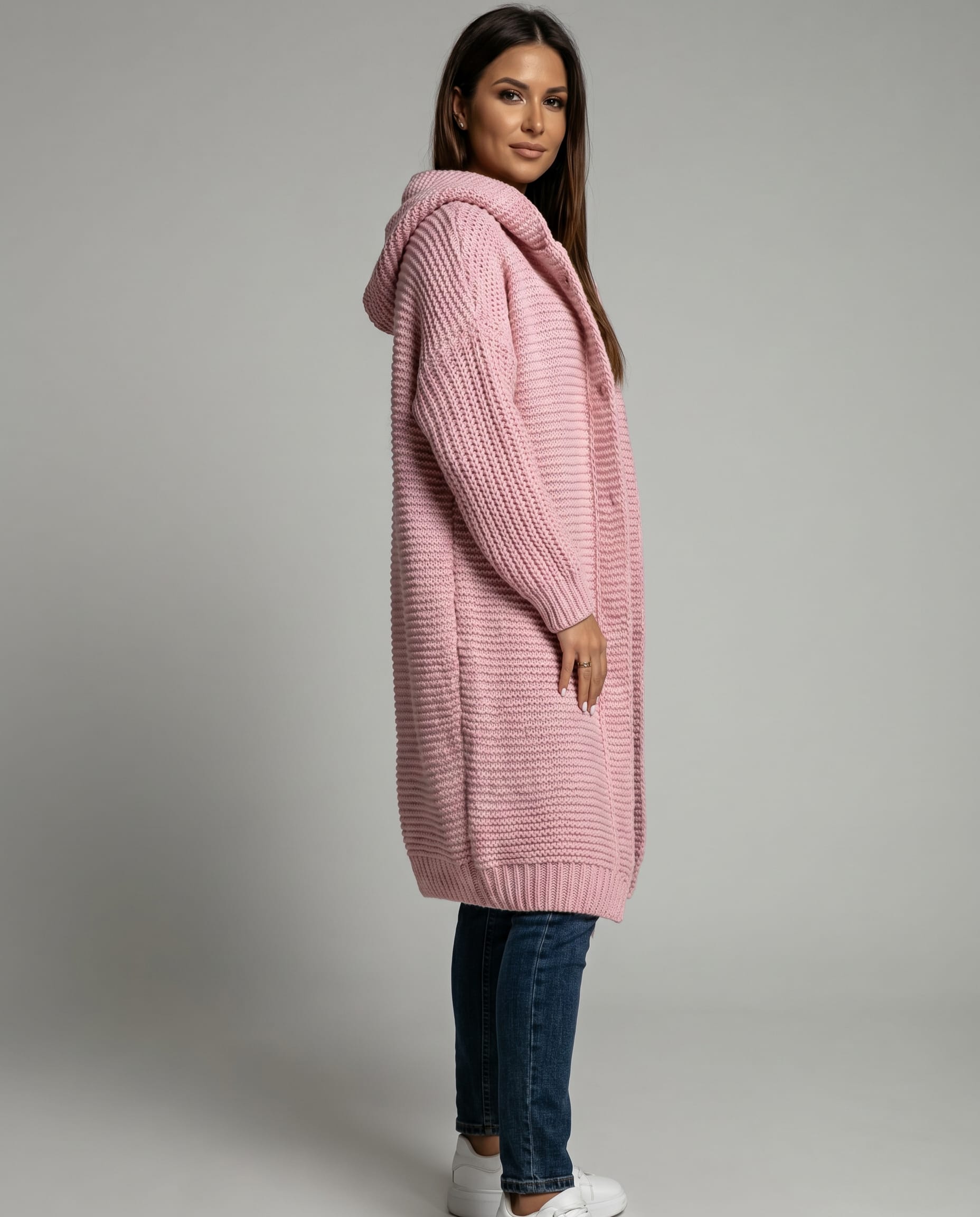 Ingeborg Chunky Knit Hooded Cardigan_3