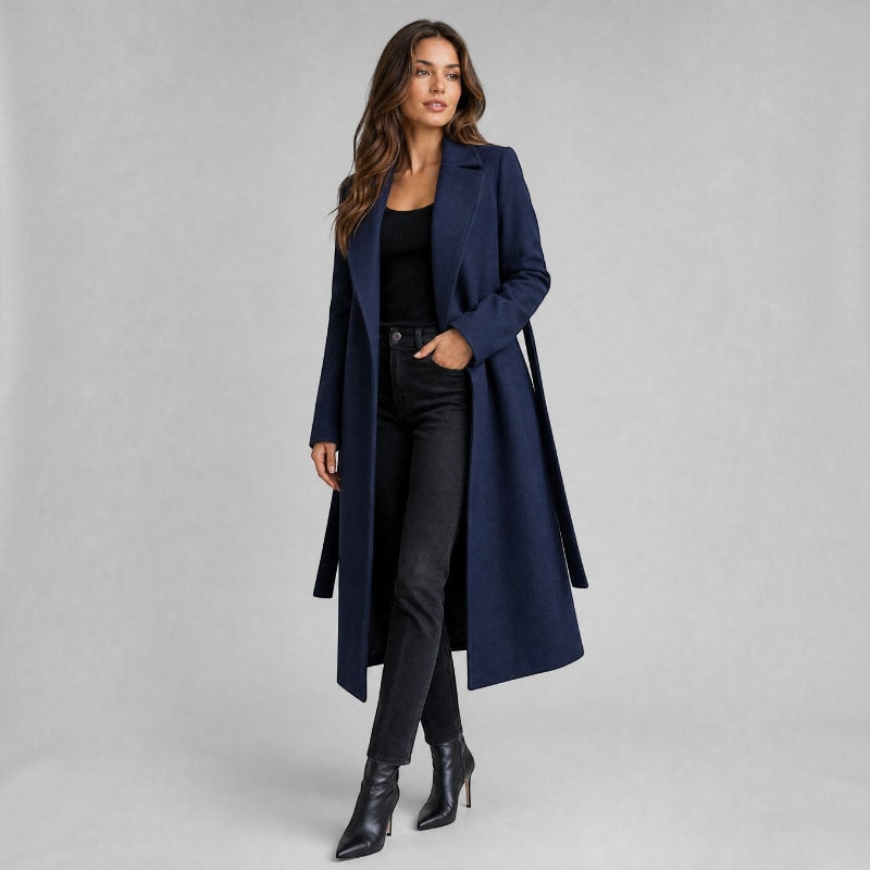 Alexia Belted Longline Trench Coat_2