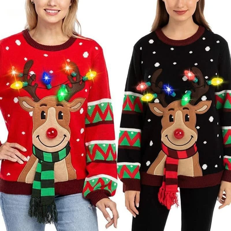 Signy Light Up Reindeer Christmas Sweater_1