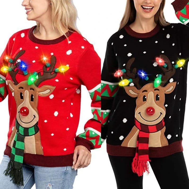 Signy Light Up Reindeer Christmas Sweater_2