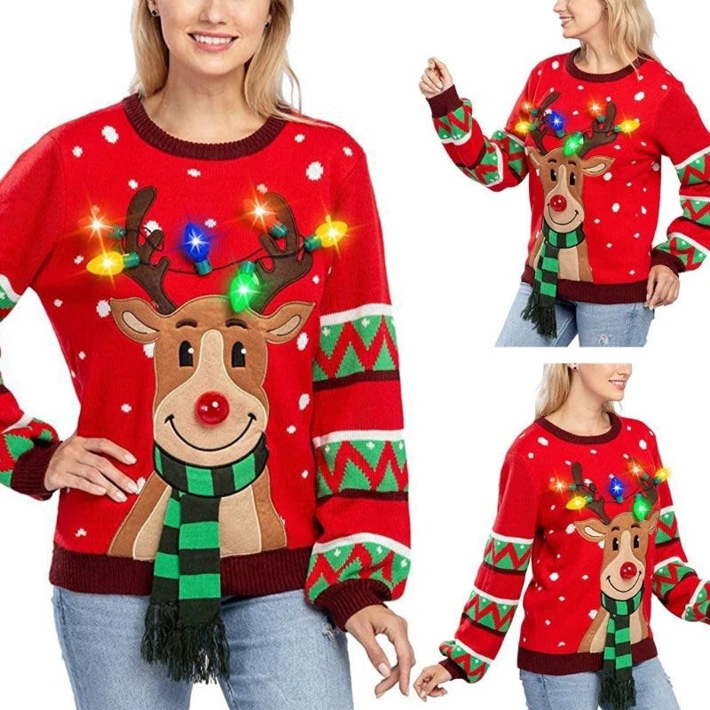 Signy Light Up Reindeer Christmas Sweater_3