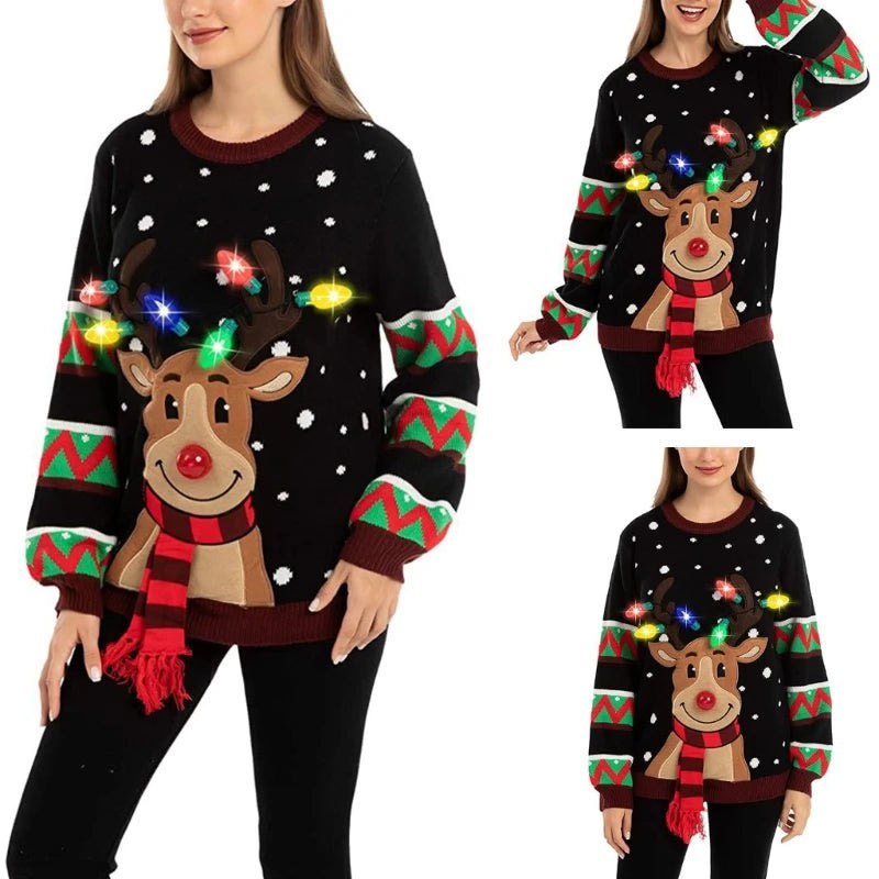 Signy Light Up Reindeer Christmas Sweater_4