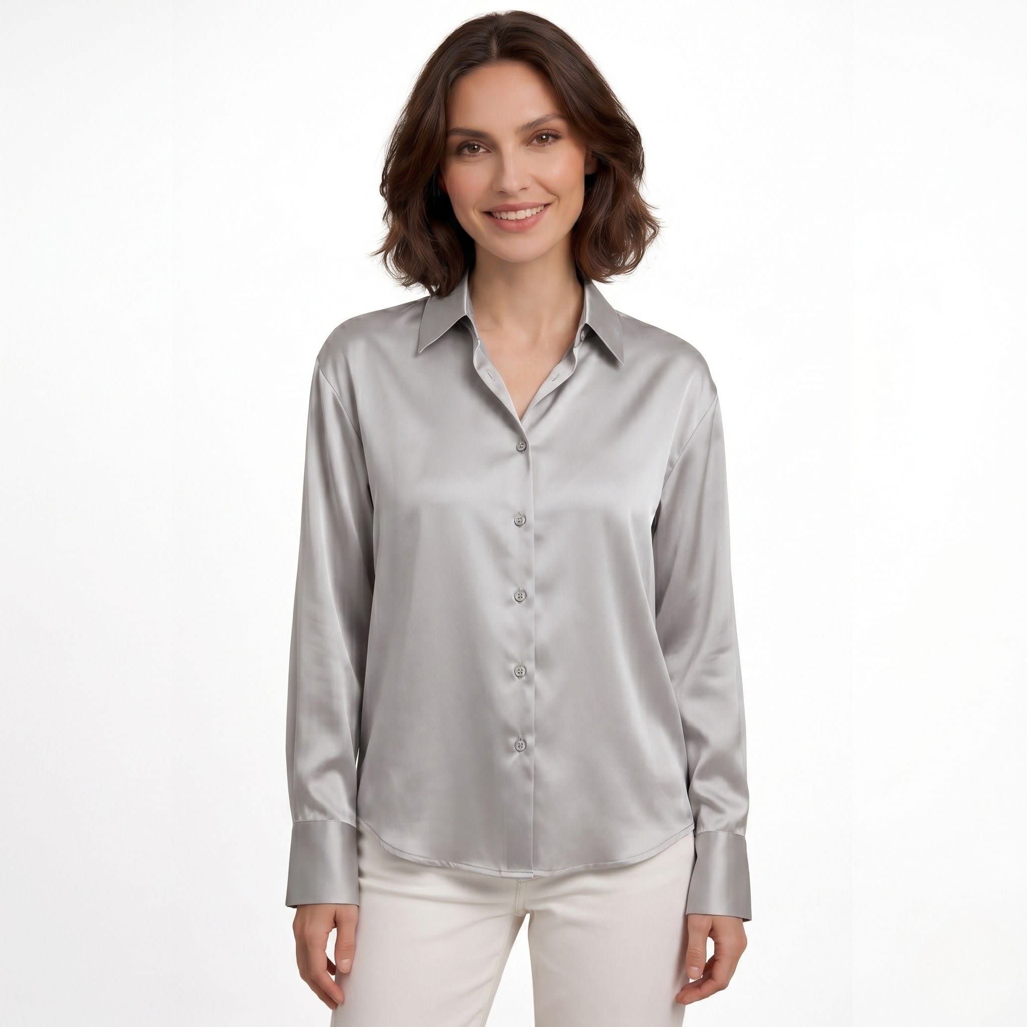 Ursula Satin Button Down Blouse_10