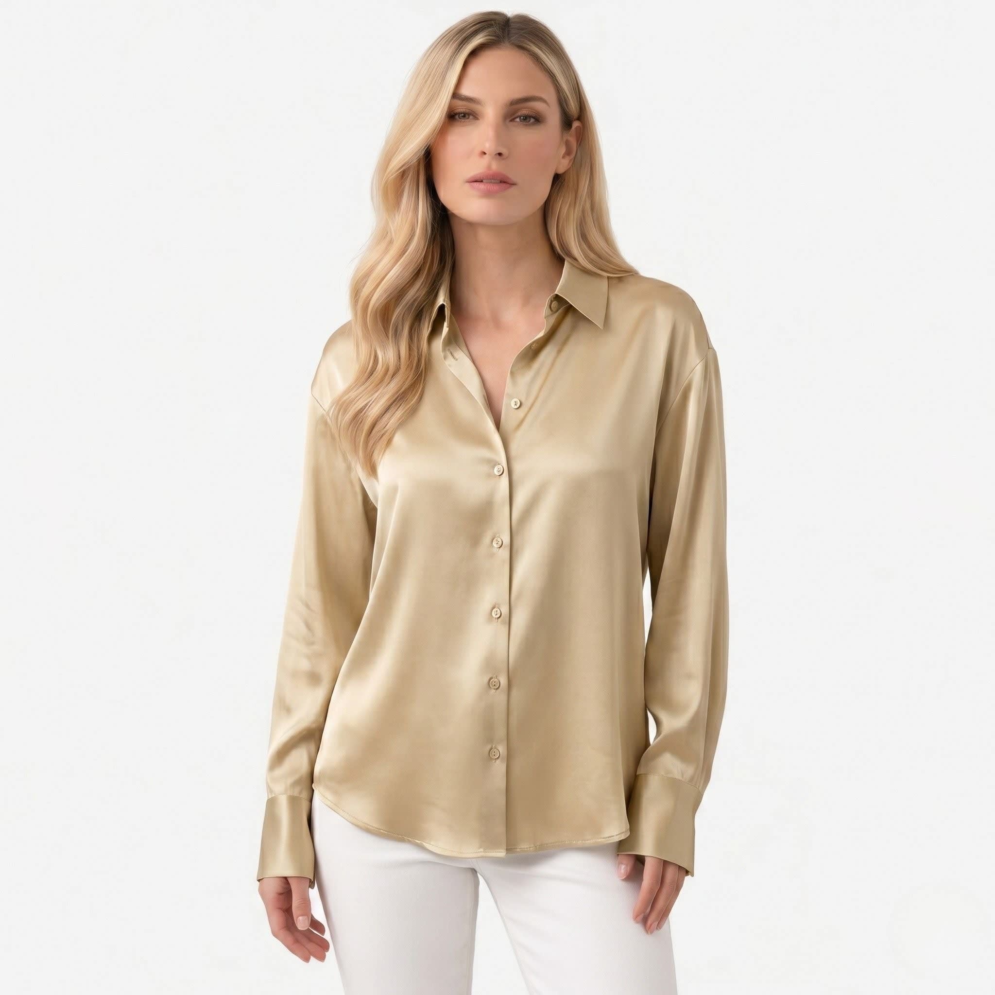 Ursula Satin Button Down Blouse_7