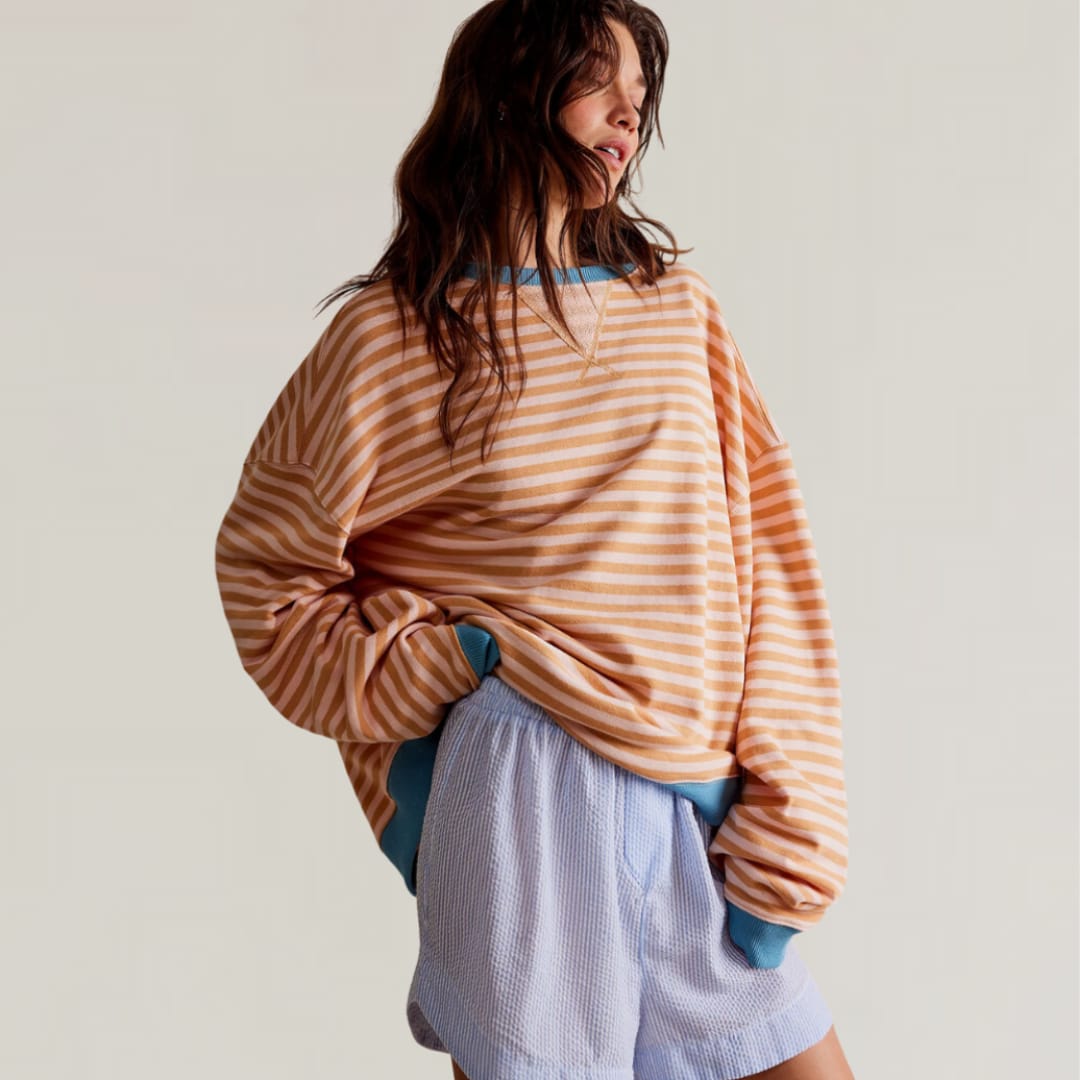 Journey Striped Oversized Sweater_3