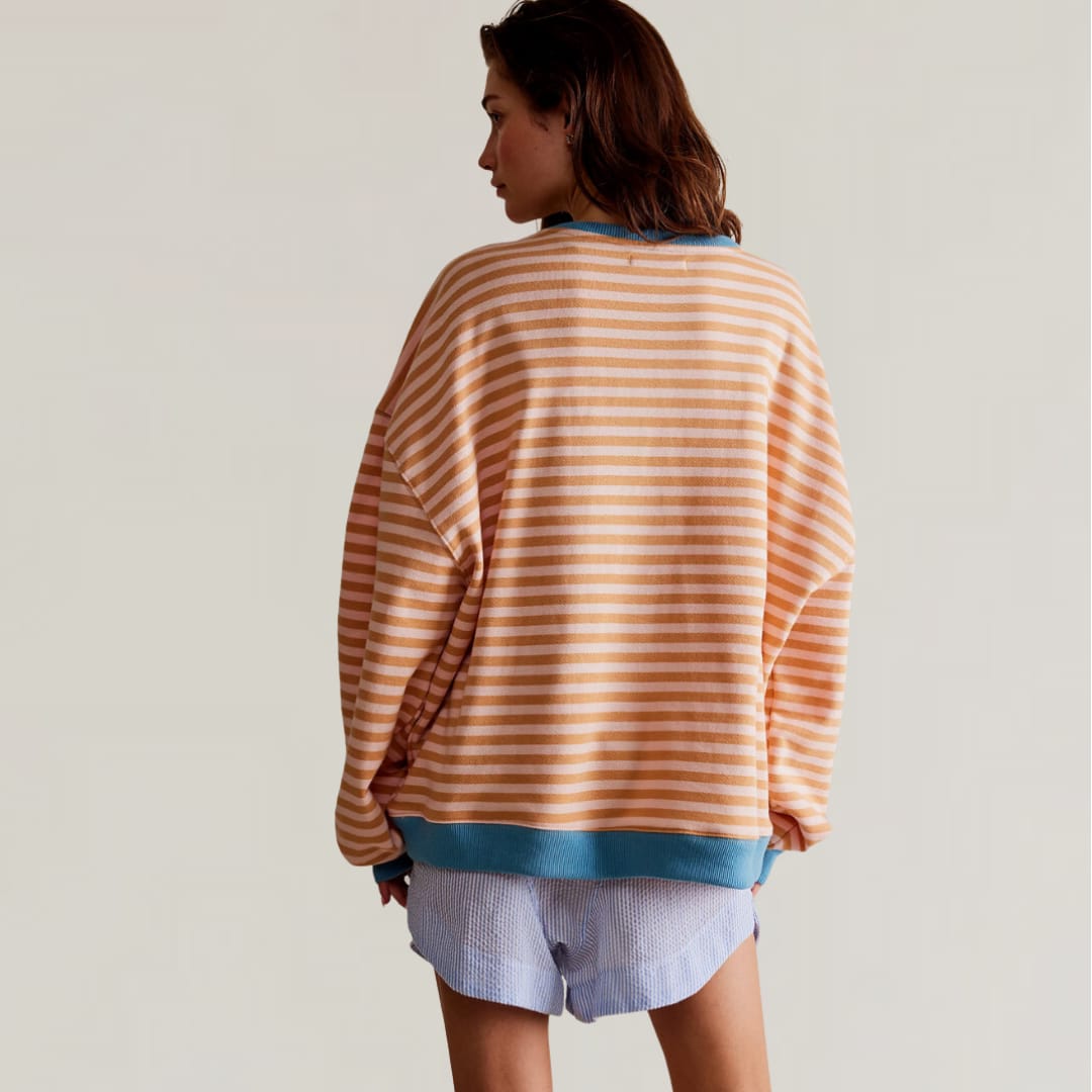 Journey Striped Oversized Sweater_4