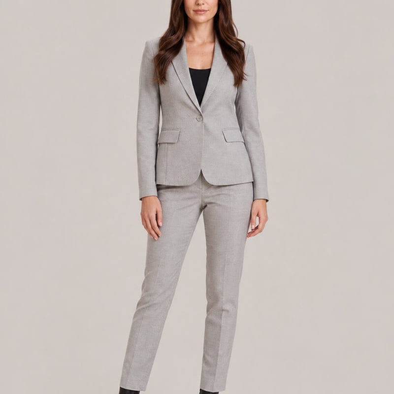 Cordelia Single Breasted Fitted Blazer Pant Suit_1