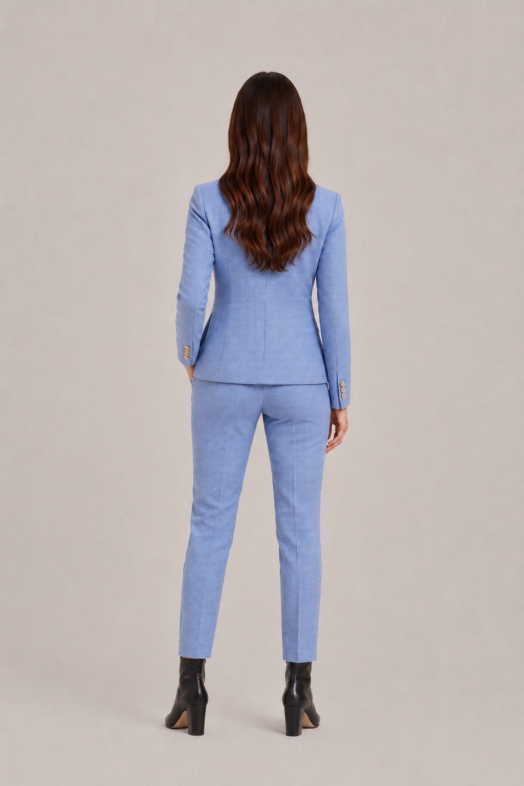 Cordelia Single Breasted Fitted Blazer Pant Suit_9