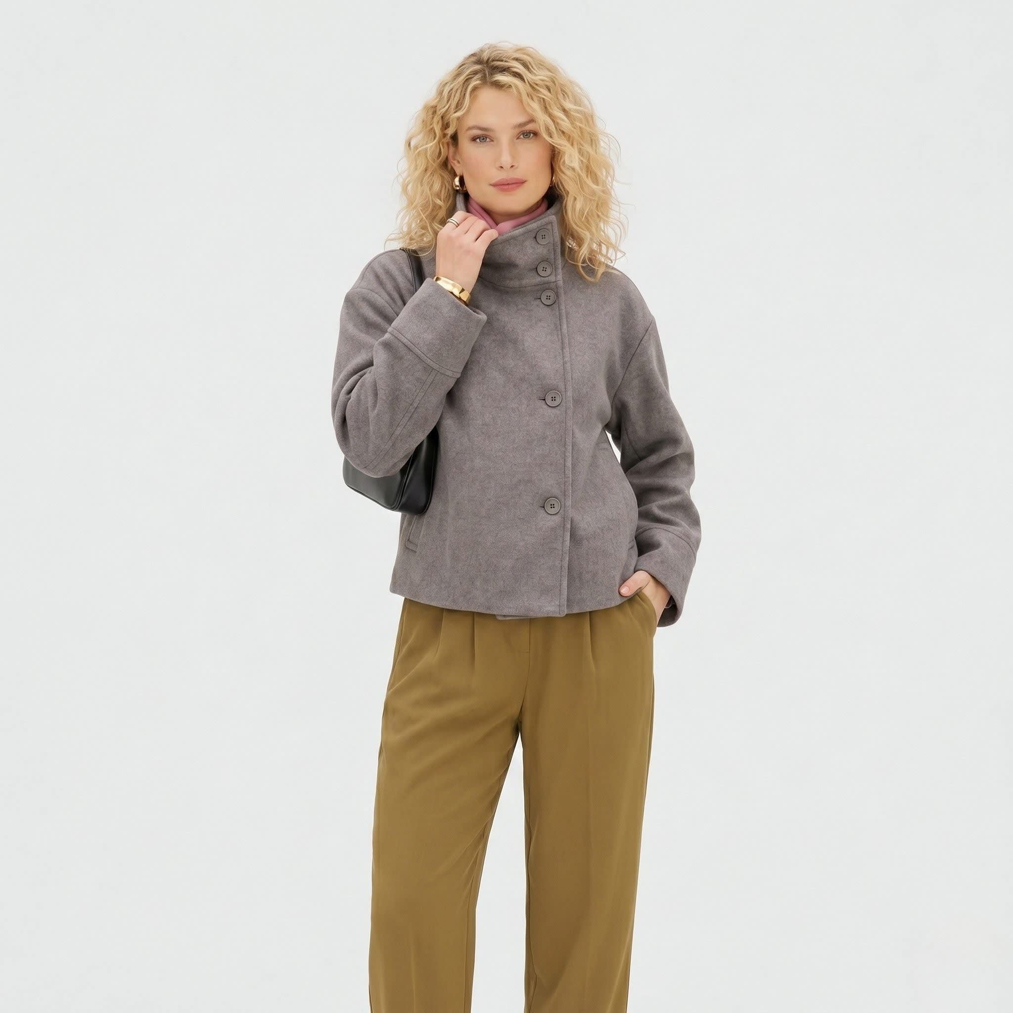 Leonora Funnel Neck Cropped Jacket_6