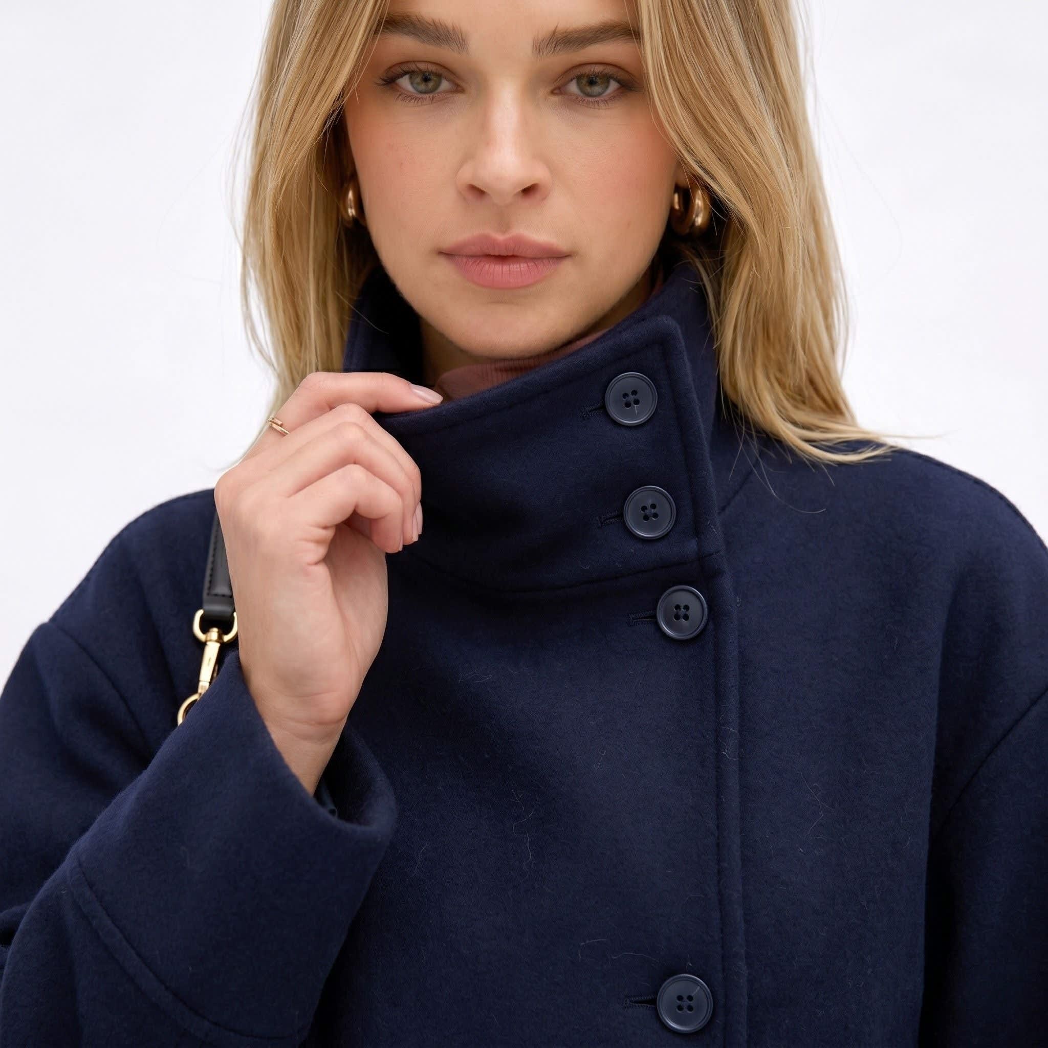 Leonora Funnel Neck Cropped Jacket_7