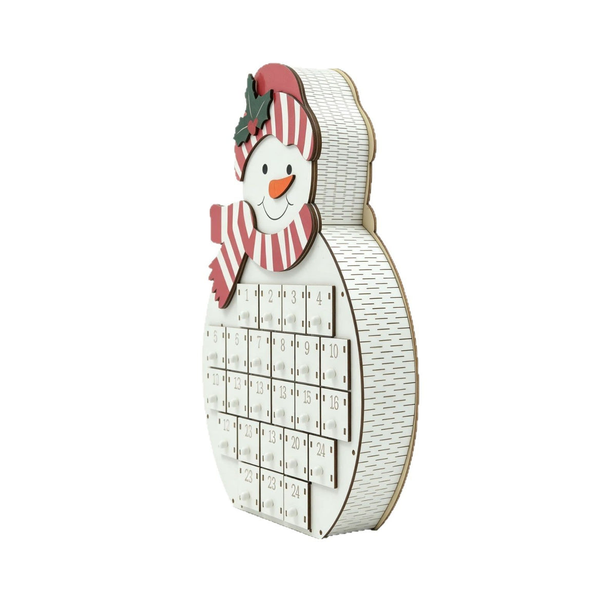 Carol Wooden Advent Calendar 2026 with 24 Drawers Holiday Countdown Gift for Christmas Lovers_5