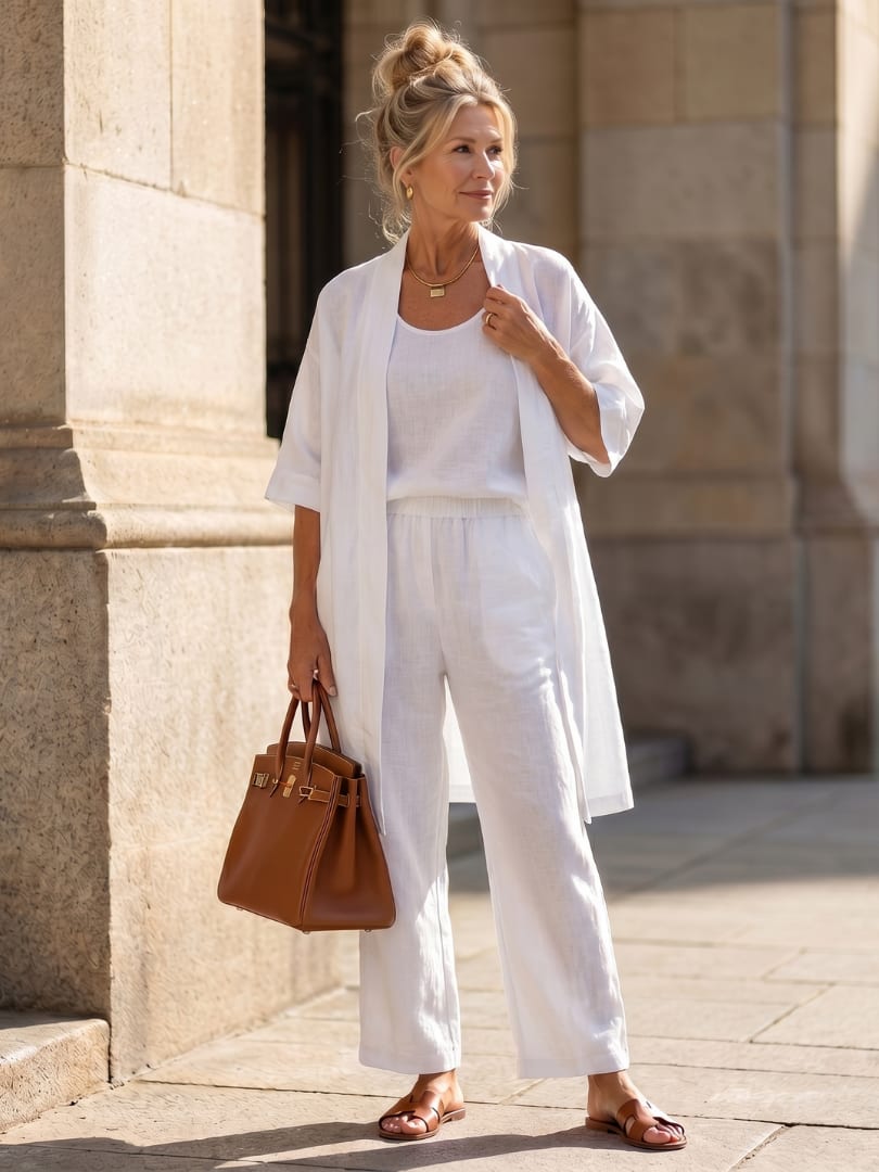 Lily Three Piece Wide Leg Pant Set_19
