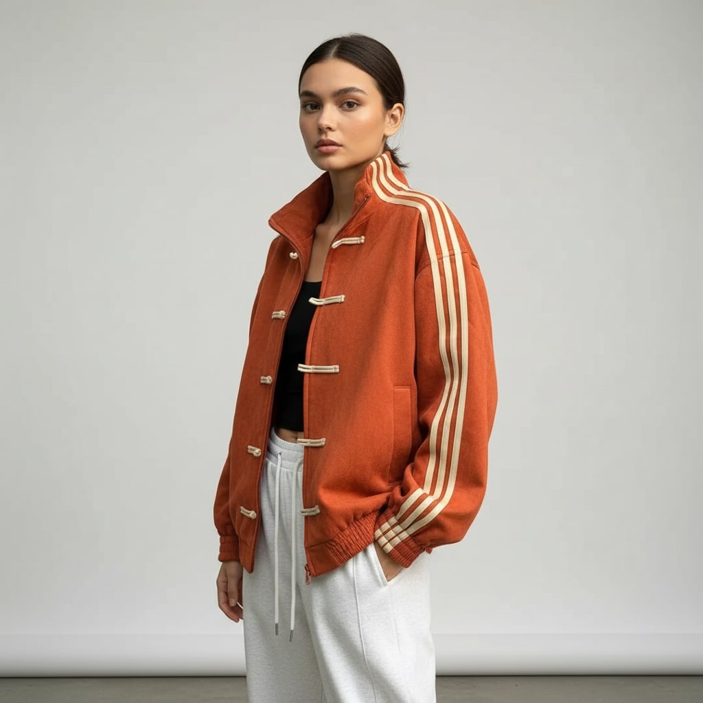 Romilda Retro Striped Track Jacket_10