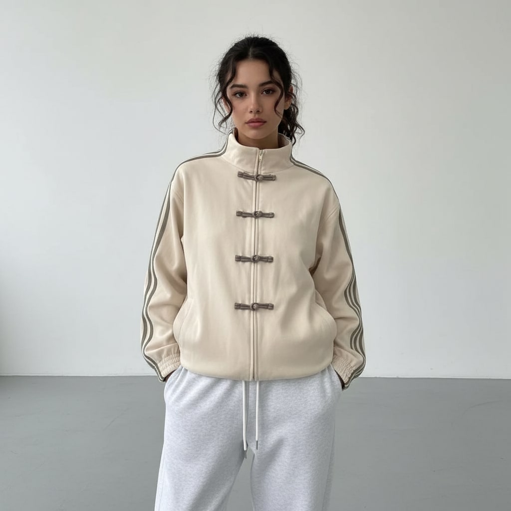 Romilda Retro Striped Track Jacket_5