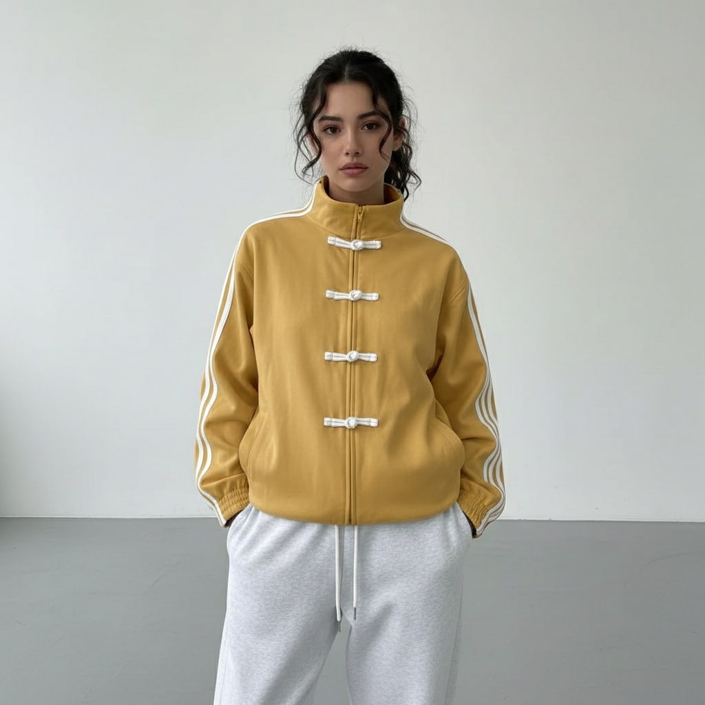 Romilda Retro Striped Track Jacket_9